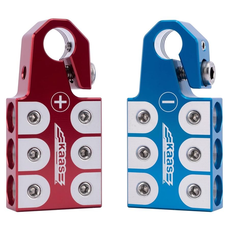6-Way Colored Anode Battery Clamps