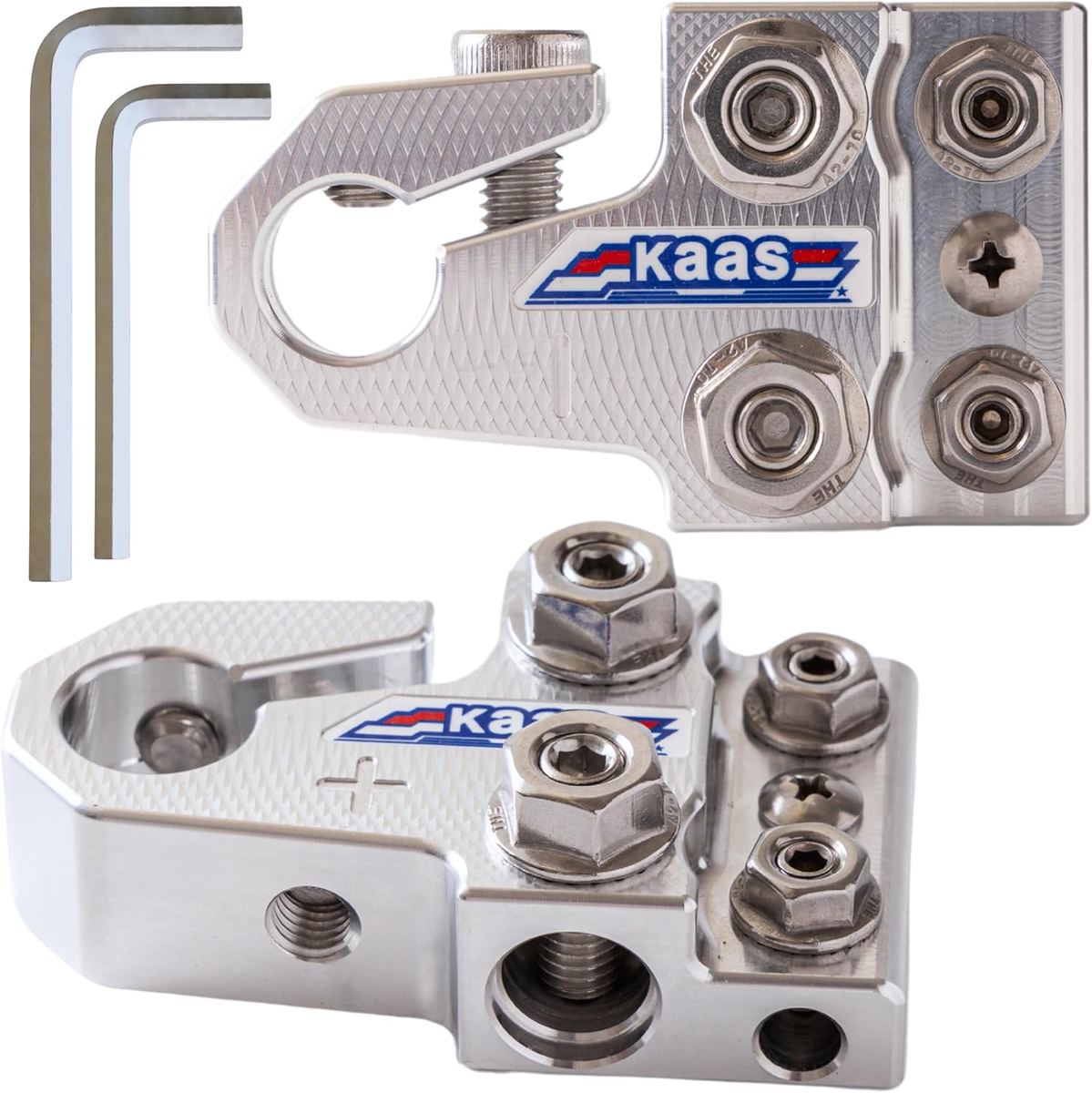9-Way Battery Terminals — Metallic Silver